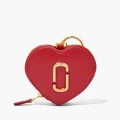 Marc Jacobs The Heart Pouch/Key Ring/Coin Purse - True Red - One Size