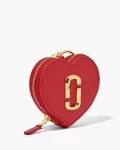 Marc Jacobs The Heart Pouch/Key Ring/Coin Purse - True Red - One Size