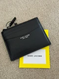 Marc Jacobs The Zip Card Purse - Black - S177L03FA22 / One Size