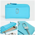 Marc Jacobs The Top Zip Multi Card Holder - Pool - 13 x 8 cm