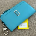 Marc Jacobs The Top Zip Multi Card Holder - Pool - 13 x 8 cm