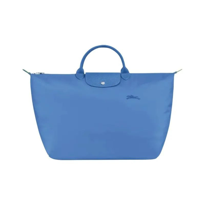 Longchamp Li Pliage Club Green Edition - L1625919P82 / Cornflower - Extra Large 70 x 40 x 23 cm