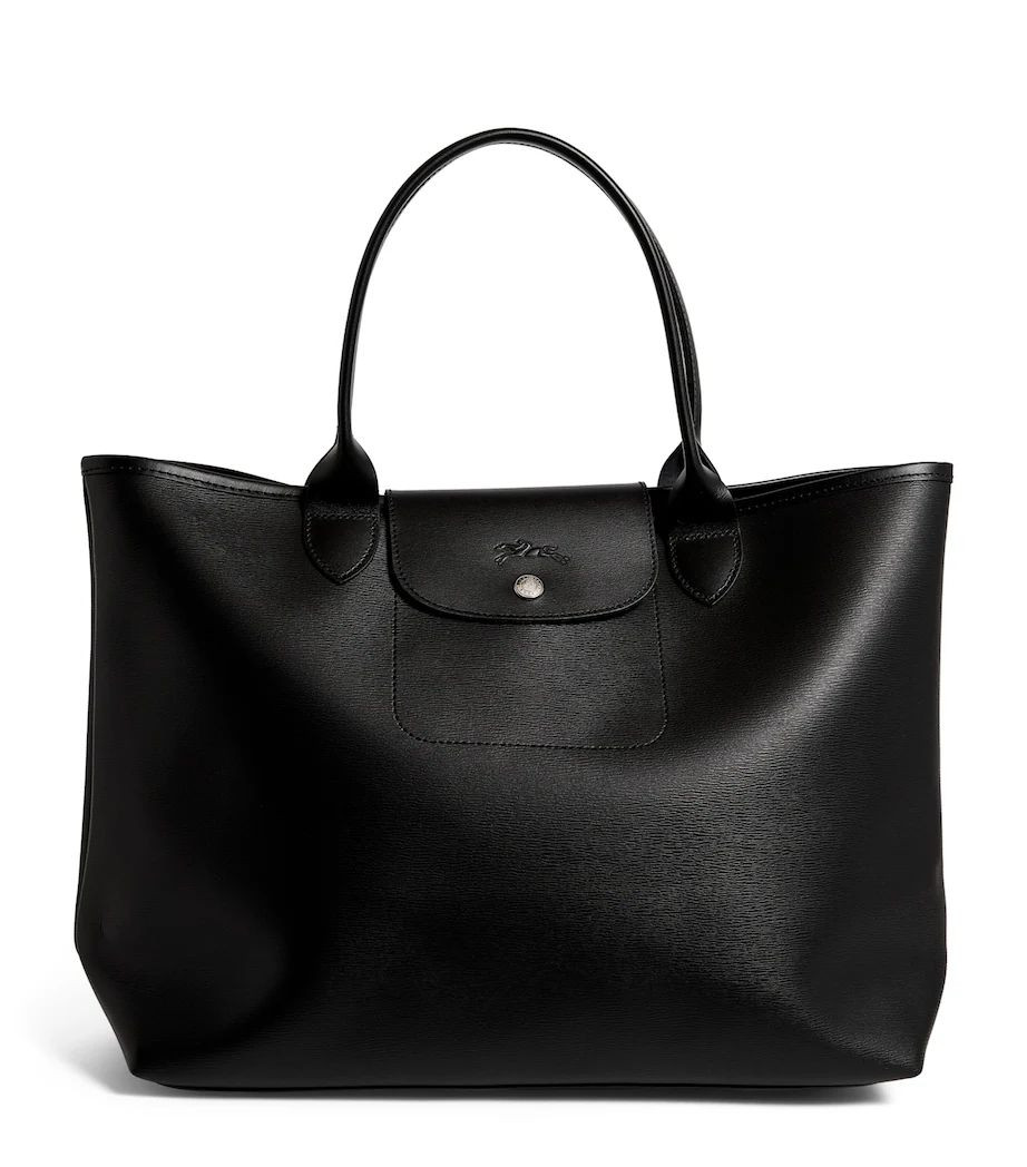 Longchamp City Tote - 10182HYQ001 / Black - H29cm x W44cm x D12cm