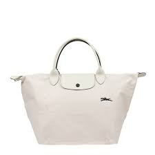 Longchamp Li Pliage Club - Chalk - Medium Short Handle L1623619337