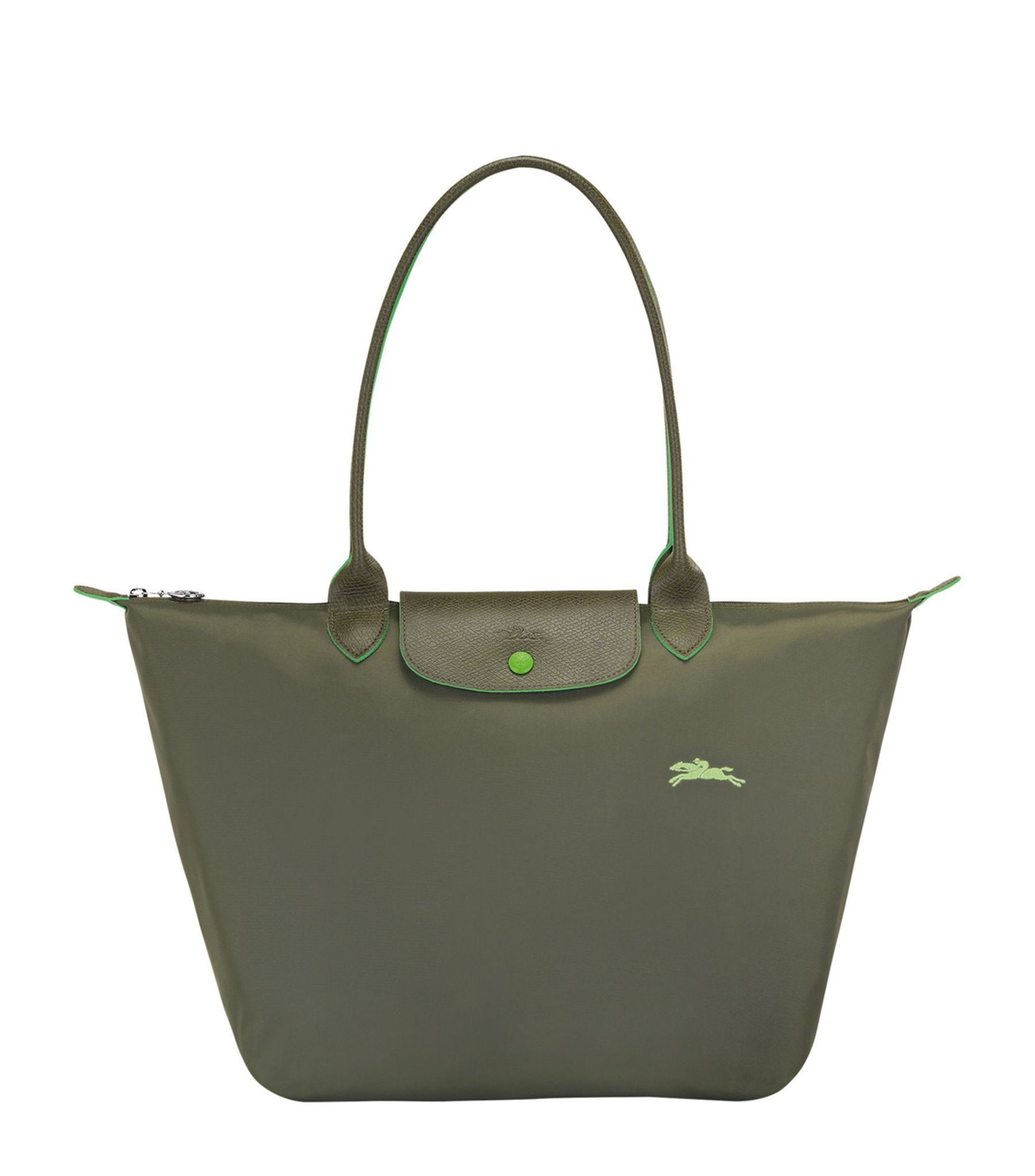 Longchamp Li Pliage Club - Fir - Large Long Handle L1899619549