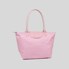 Longchamp Li Pliage Club - Pink - Small Long Handle L2605619P36