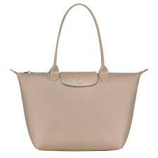 Longchamp Li Pliage City Tote  - Sand - Large Long Handle L1899HYQ414