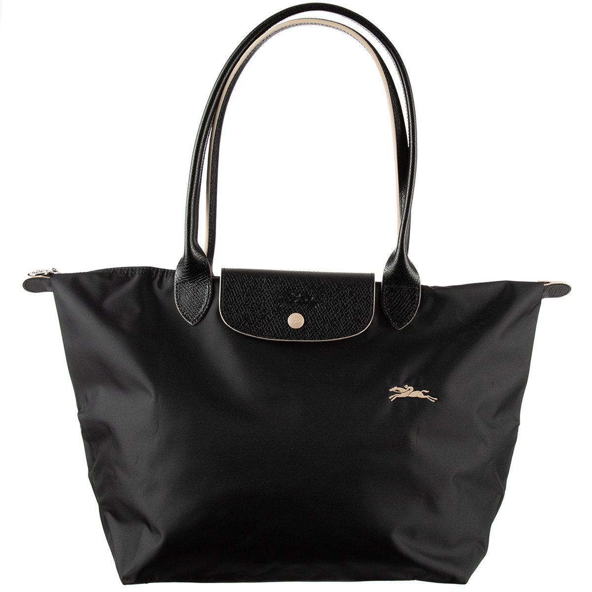 Longchamp Li Pliage Club - Black - Large Long Handle / L1899619001