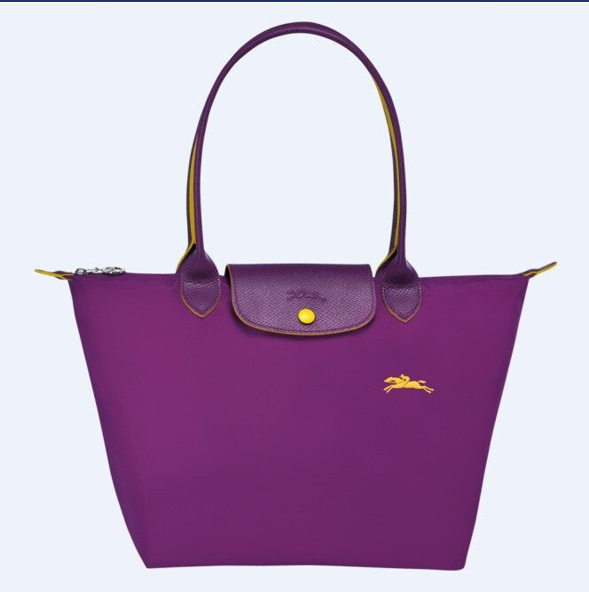 LONGCHAMP LI PLIAGE CLUB - VIOLET - SMALL LONG HANDLE L2605619P21