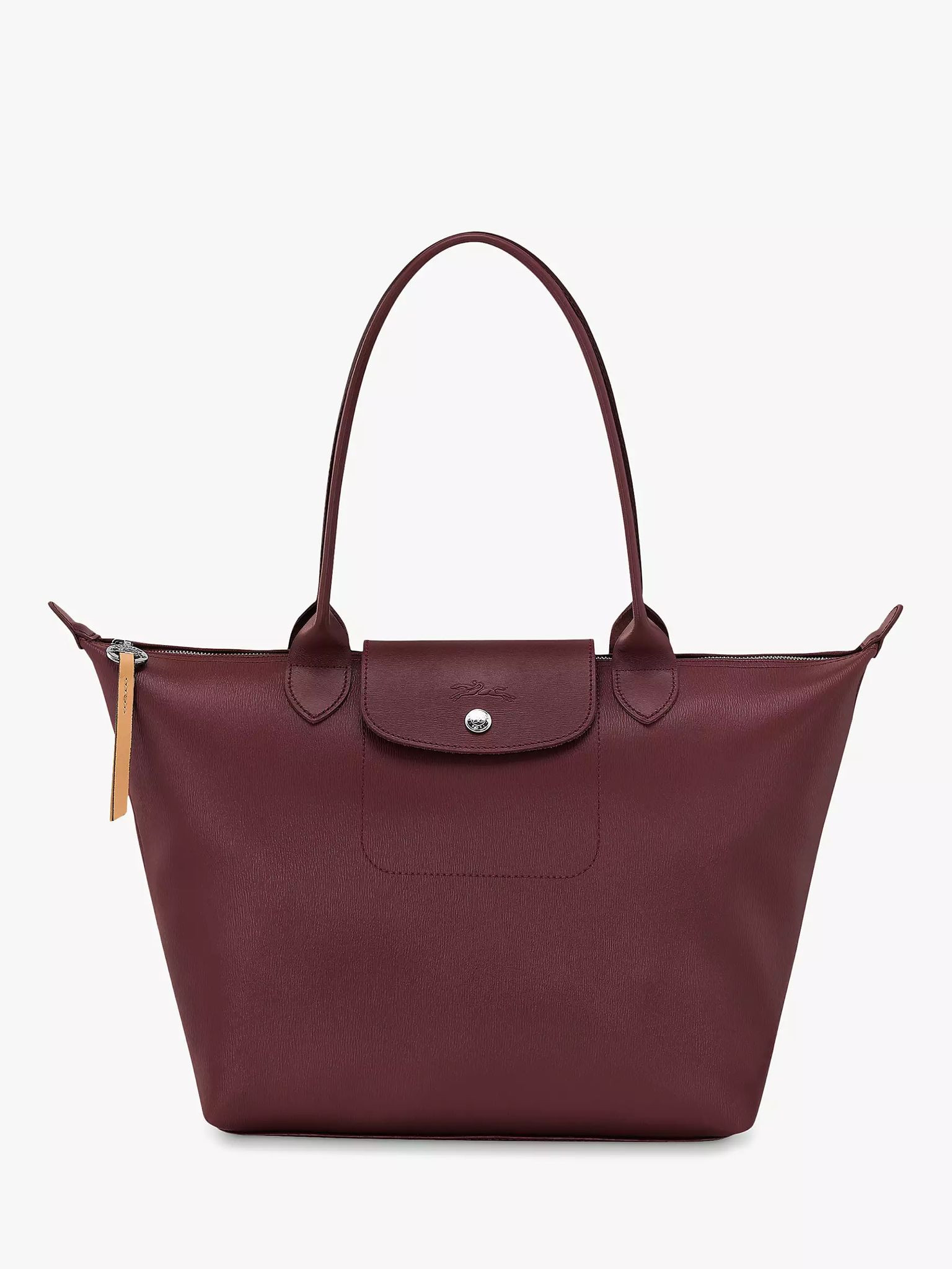 Longchamp Li Pliage City - Plum - Medium Tote