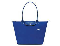 Longchamp Li Pliage Club - Cobalt - Large Long Handle L1899619P24