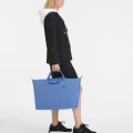 Longchamp Li Pliage Club Green Edition - L1625919P82 / Cornflower - Extra Large 70 x 40 x 23 cm