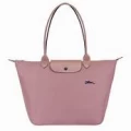 Longchamp Li Pliage Club - Antique Pink / L2605619P44 - Small Long Handle
