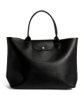 Longchamp City Tote - 10182HYQ001 / Black - H29cm x W44cm x D12cm