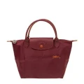 Longchamp Li Pliage Club - Garnet red - Small Short Handle L1621619209