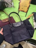 Longchamp Li Pliage Club - Bilberry - L2605919645 / Medium Long Handle