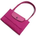 Longchamp Li Pliage Club - Fuchsia - Large Long Handle L1899619P40