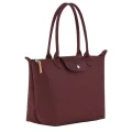 Longchamp Li Pliage City - Plum - Medium Tote