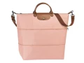 Longchamp Li Pliage Club - Blush Pink - Travel Large With Long Strap