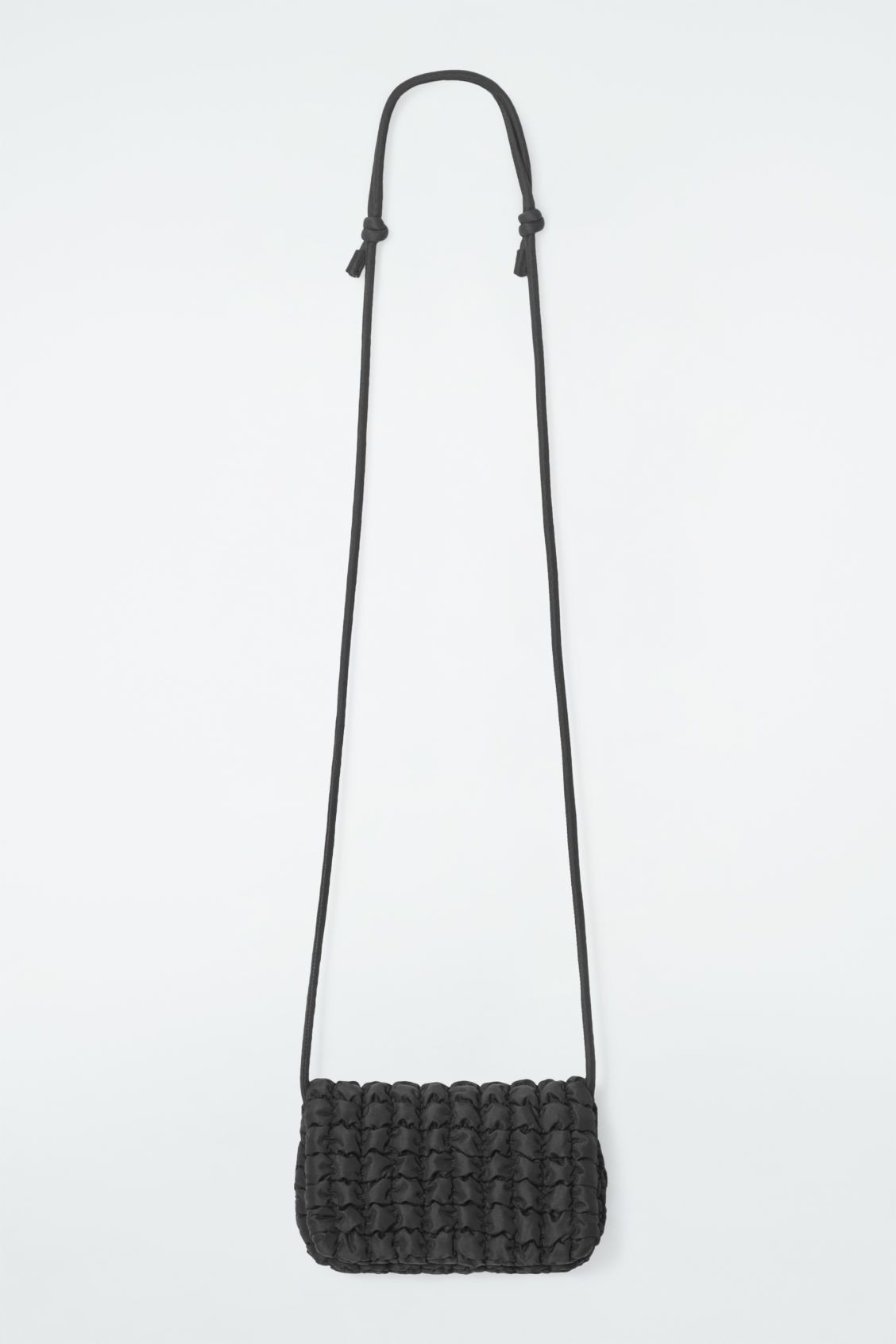 COS Quilted Crossbody Bag - Black - 16 x 11 x 5cm