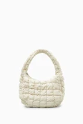 COS QUILTED BAG - STONE - MINI