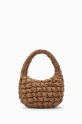 COS Quilted Bag - Light Brown - Mini