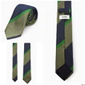 COS Silk Tie - Green/Blue - One Size