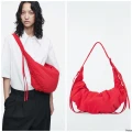 COS QUILTED CROSSBODY BAG - RED - RIPPLE