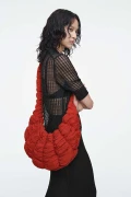 COS Quilted Crossbody Bag - Ripple / Red - One Size