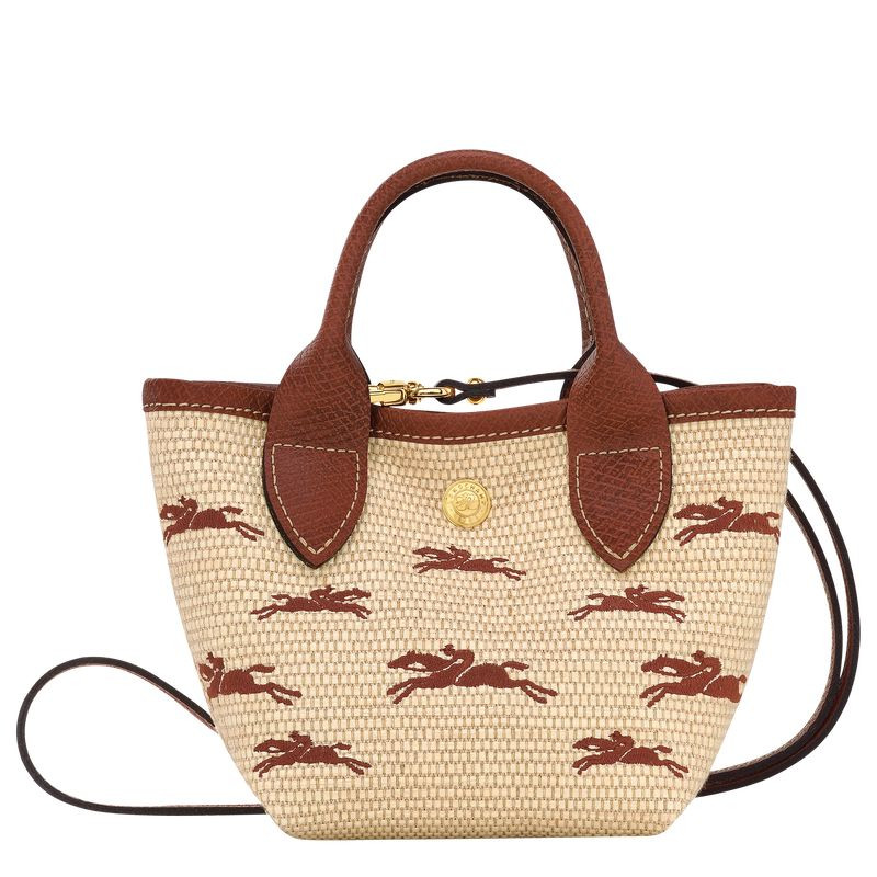 Longchamp Le Panier Pliage Basket  - Cognac - 10206HCF035 / Mini