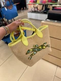 Longchamp Le Panier Pliage Basket - Yellow - 10144HCE020 / Small with long strap