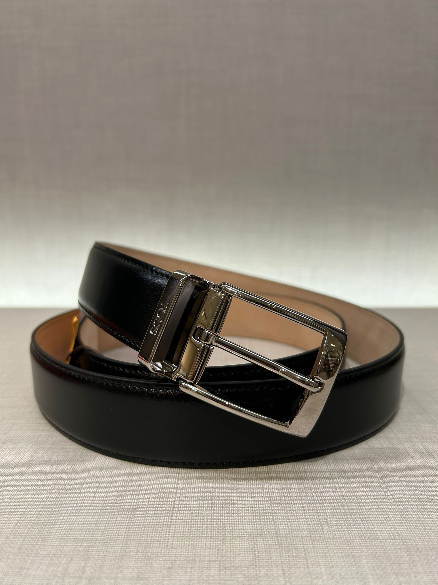 Tod's Belt - XCMCQP201Z0XPOB999 / BLACK - 120 X 3.5 CM