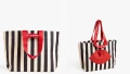 Lulu Guinness Stripe Tote Bag - Multi - Large