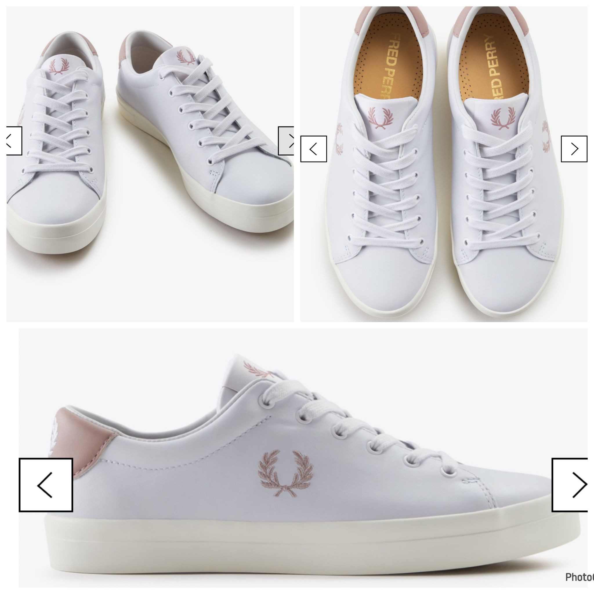 Fred Perry Sneaker - white/pink - UK 5