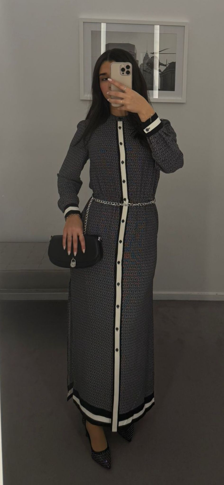 Michael Kors Blouse - JR683ACKFF / Black - Size L