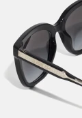 Michael Kors San Marino Sunglasses - MK2163F / Blk Shn Gry - 55/19/145