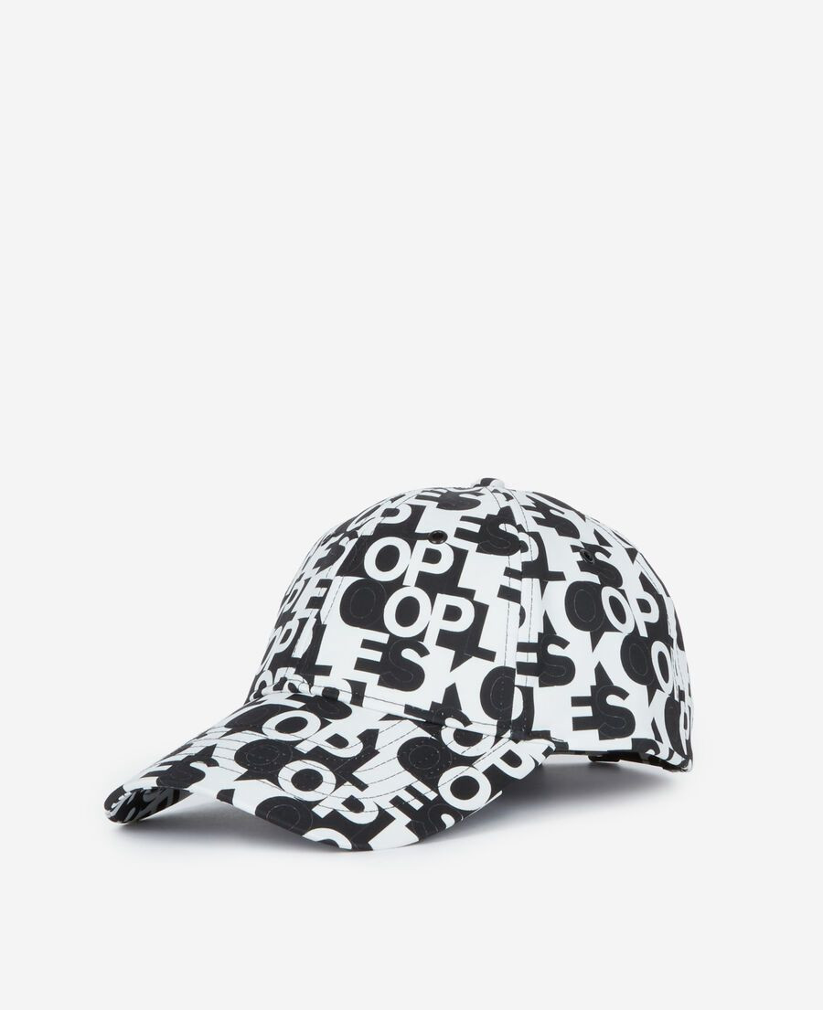 THE KOOPLES CAP - BLACK/WHITE - ONE SIZE