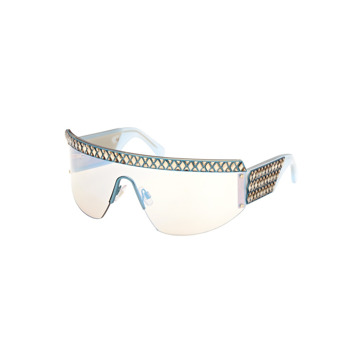 Swarovski Sunglasses - Mask, Gradient tint, SK0363 30X, Blue - 5634749