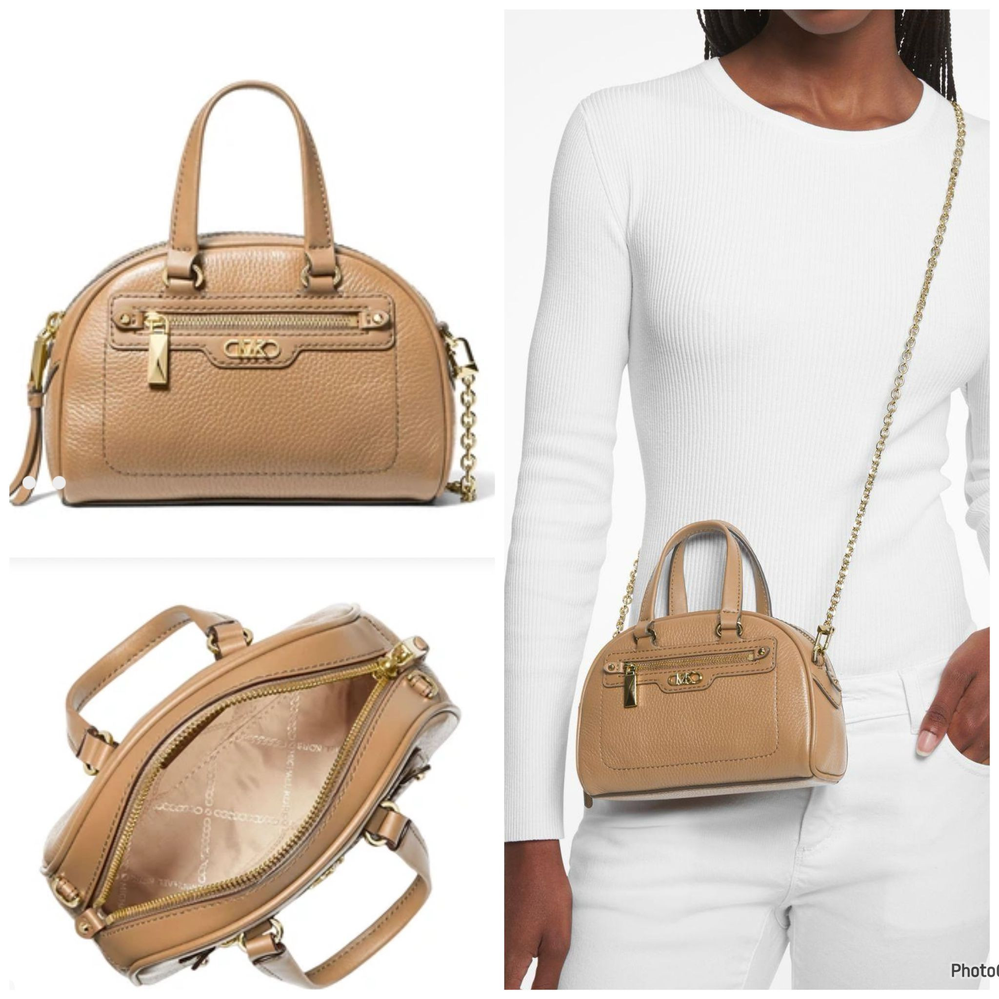 Michael Kors Williamsburg - Camel - 32F3G6WC0L / 19 X 14 X 5 CM