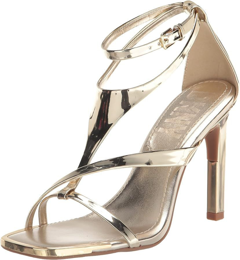 DKNY Christy Heel - Metallic Nappa Gold - US 8.5/ UK 6/ EUR 39