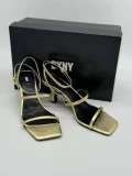 DKNY CHRISTY HEEL - METALLIC NAPPA GOLD - US 8.5/ UK 6/ EUR 39