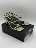 DKNY Christy Heel - Metallic Nappa Gold - US 8.5/ UK 6/ EUR 39