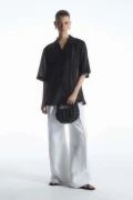 COS Quilted Bag Leather - Black - Micro