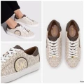 Michael Kors Keaton Sneaker - Vanila/Brown - UK4 / US7