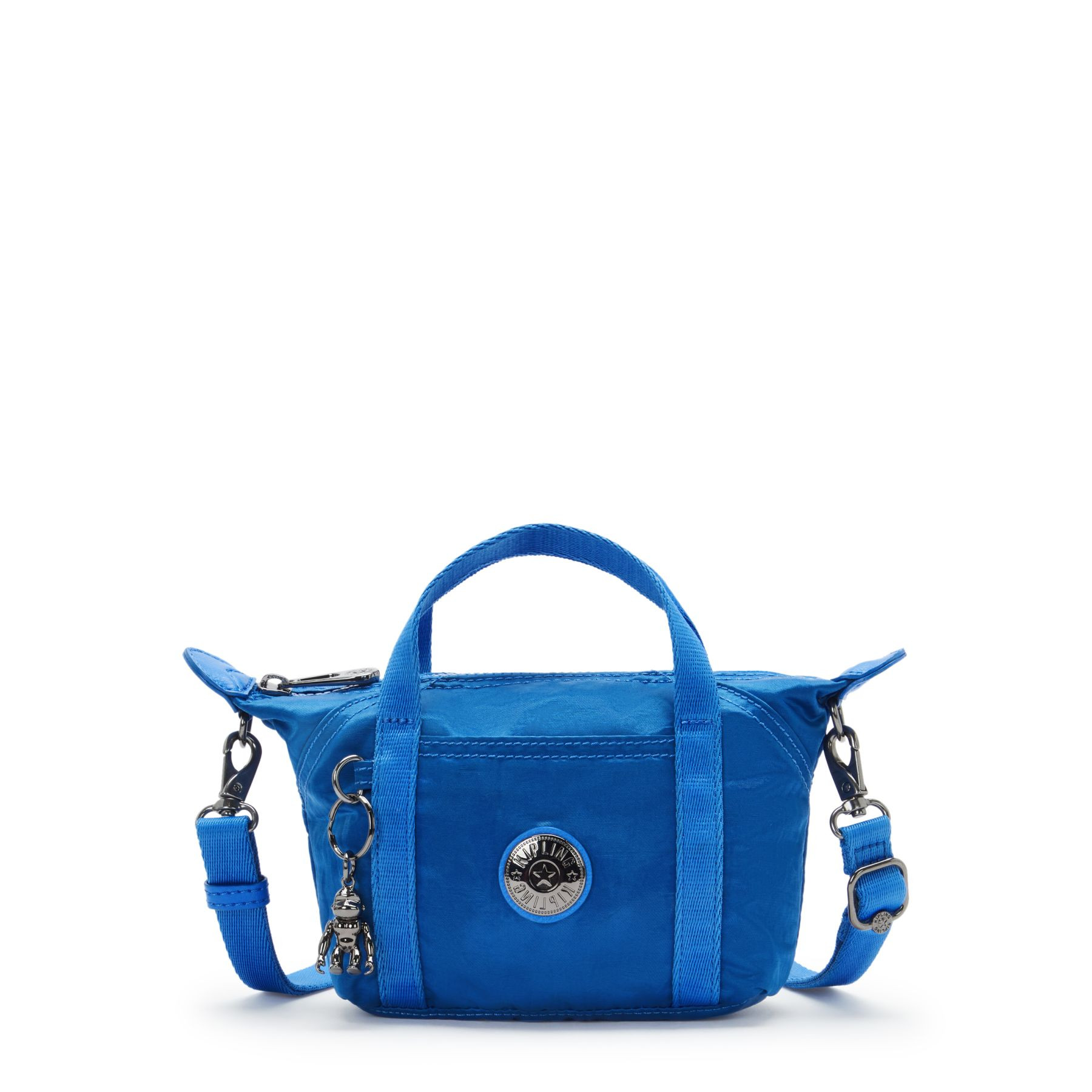 Kipling Crossbody - Satin Blue - Art Compact