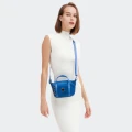 Kipling Crossbody - Satin Blue - Art Compact