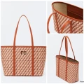 Parfois Tote - Orange Printed / Stamping JJ - Small