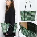 PARFOIS TOTE - GREEN PRINTED / STAMPING RM - SMALL