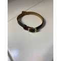 Longchamp Leather Bracelet - Black - 21CM