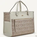 DKNY Zoie Medium Tote With Long Strap- HMP MLT/COCNT MLK - R33A2Z35 / 33 x 24 x 14 cm